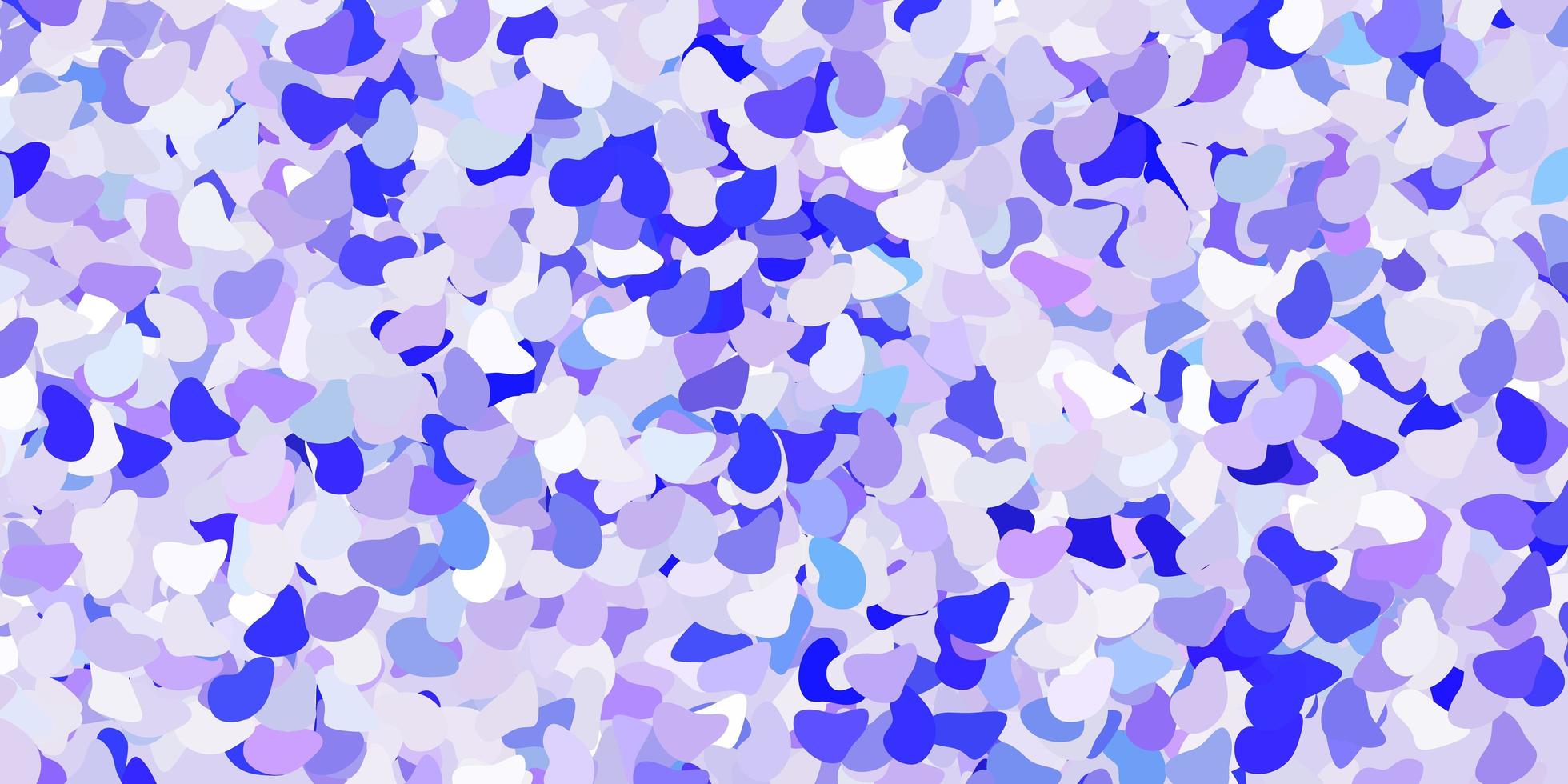 Light purple vector pattern with abstract shapes.