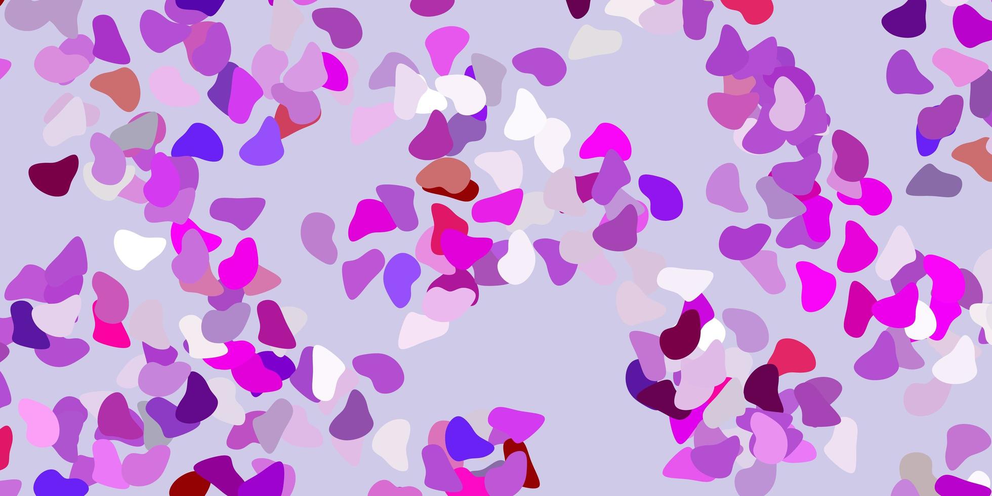 Light multicolor vector background with random forms.