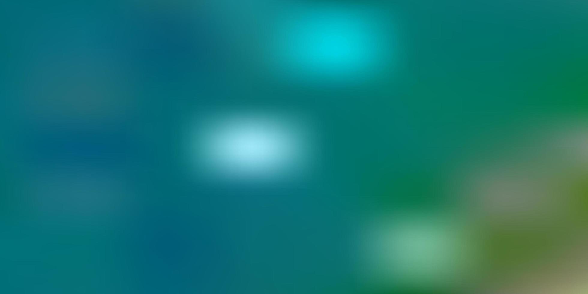 Light blue, green vector abstract blur template.