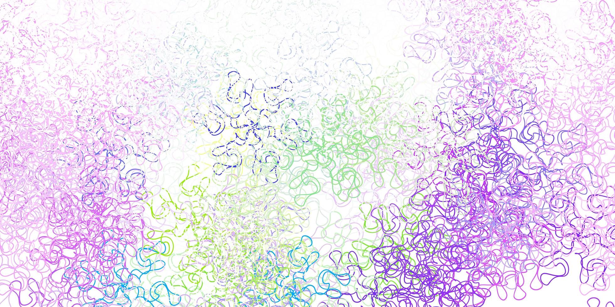 Light pink, green vector pattern with lines.