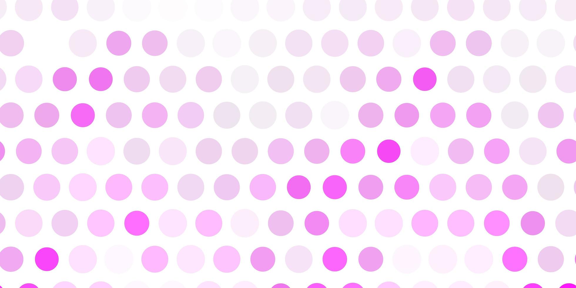Light pink vector background with bubbles.