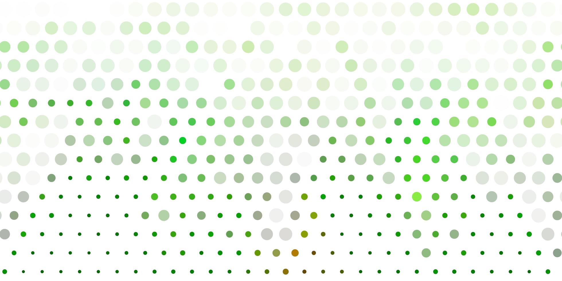 diseño de vector verde claro, amarillo con formas circulares.