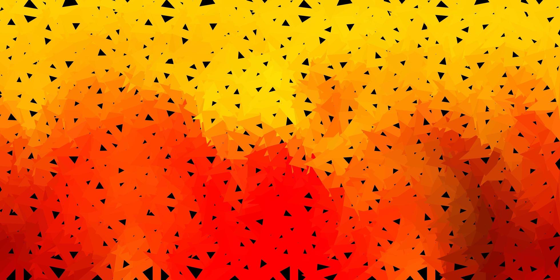 Dark orange vector poly triangle texture.
