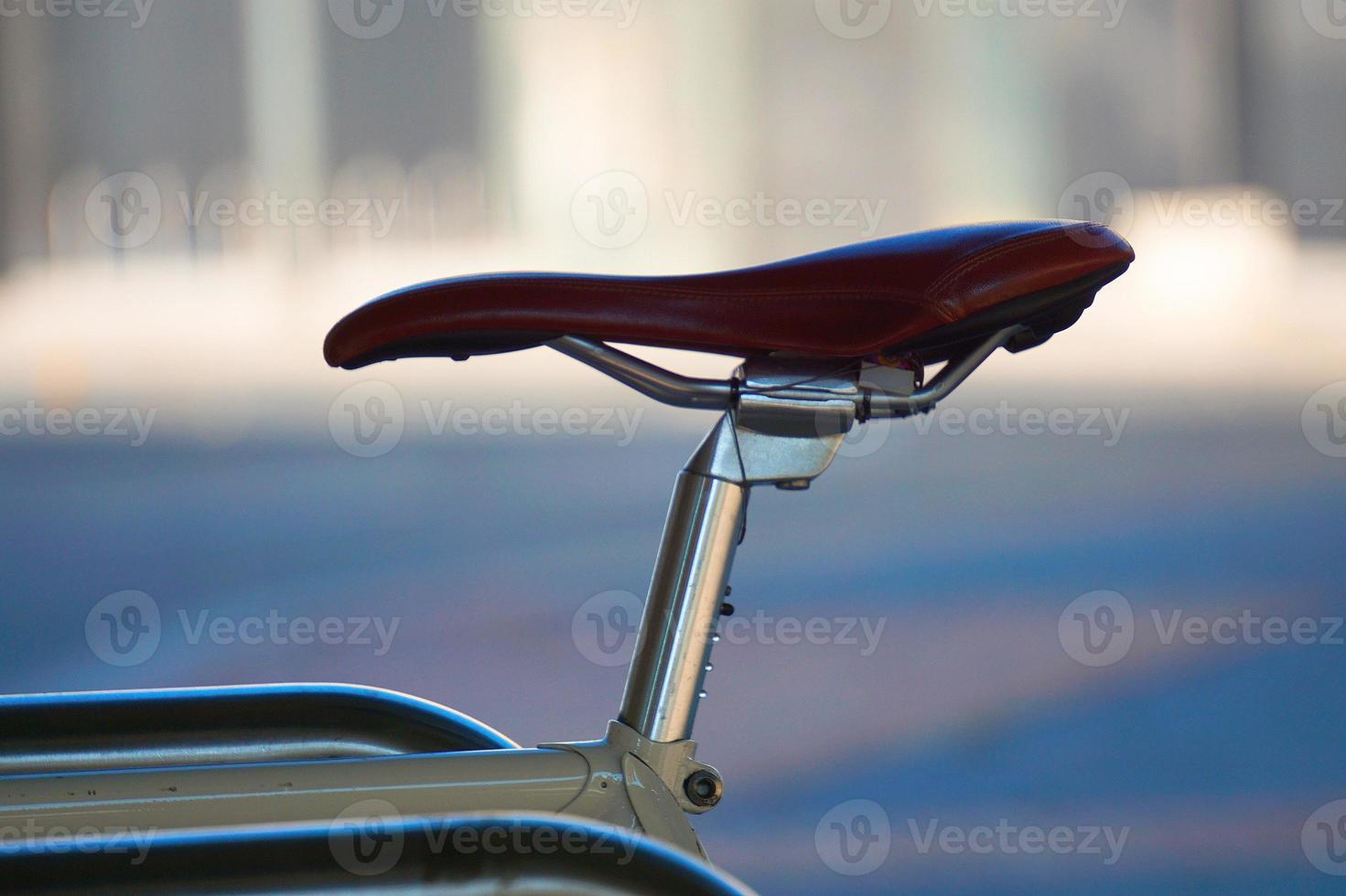 Bicycle seat close up photo