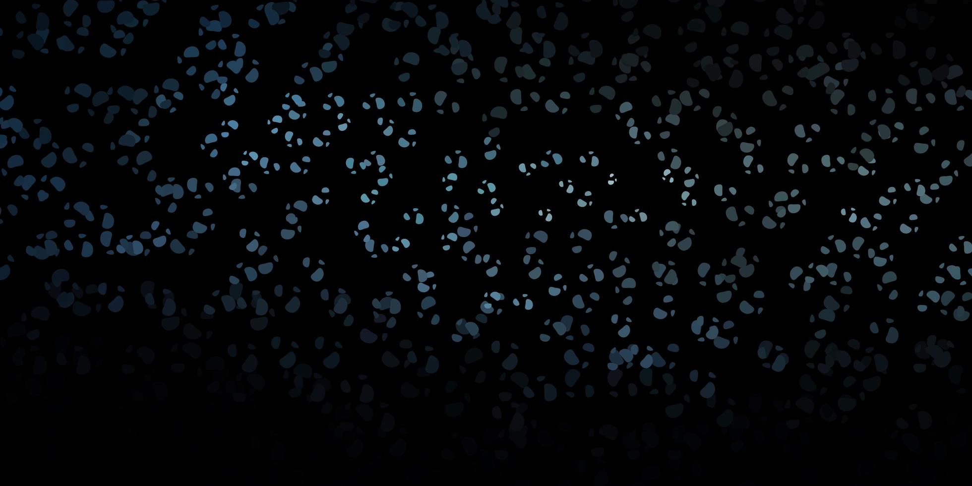 Dark gray vector texture with memphis shapes.