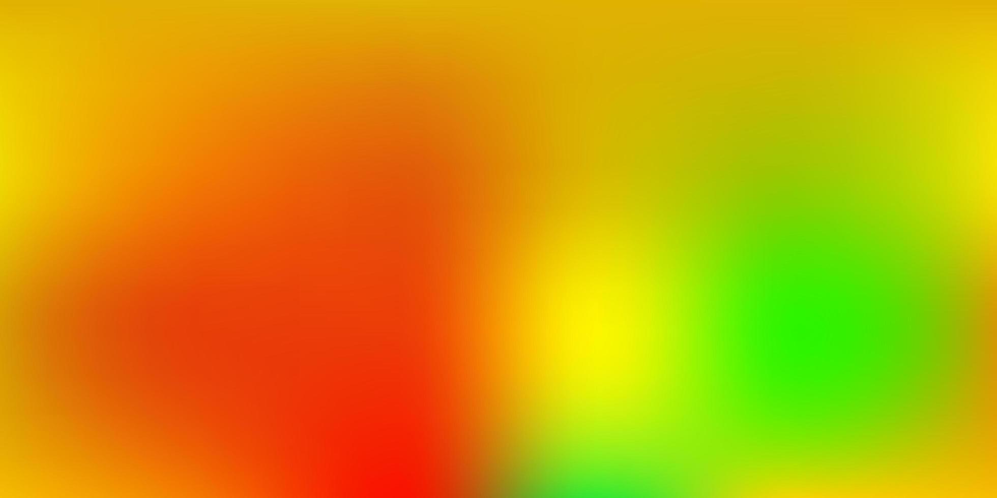 Dark Green, Yellow vector abstract blur drawing.