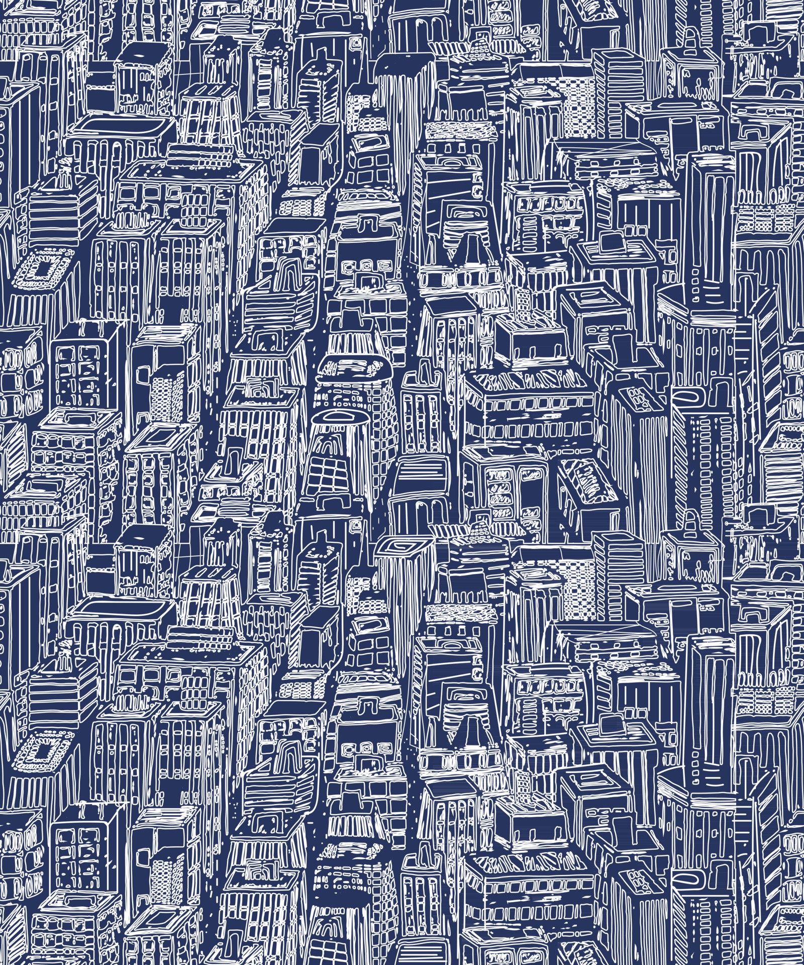 Hand drawn seamless pattern with big city New York 2766838 Vector Art at  Vecteezy