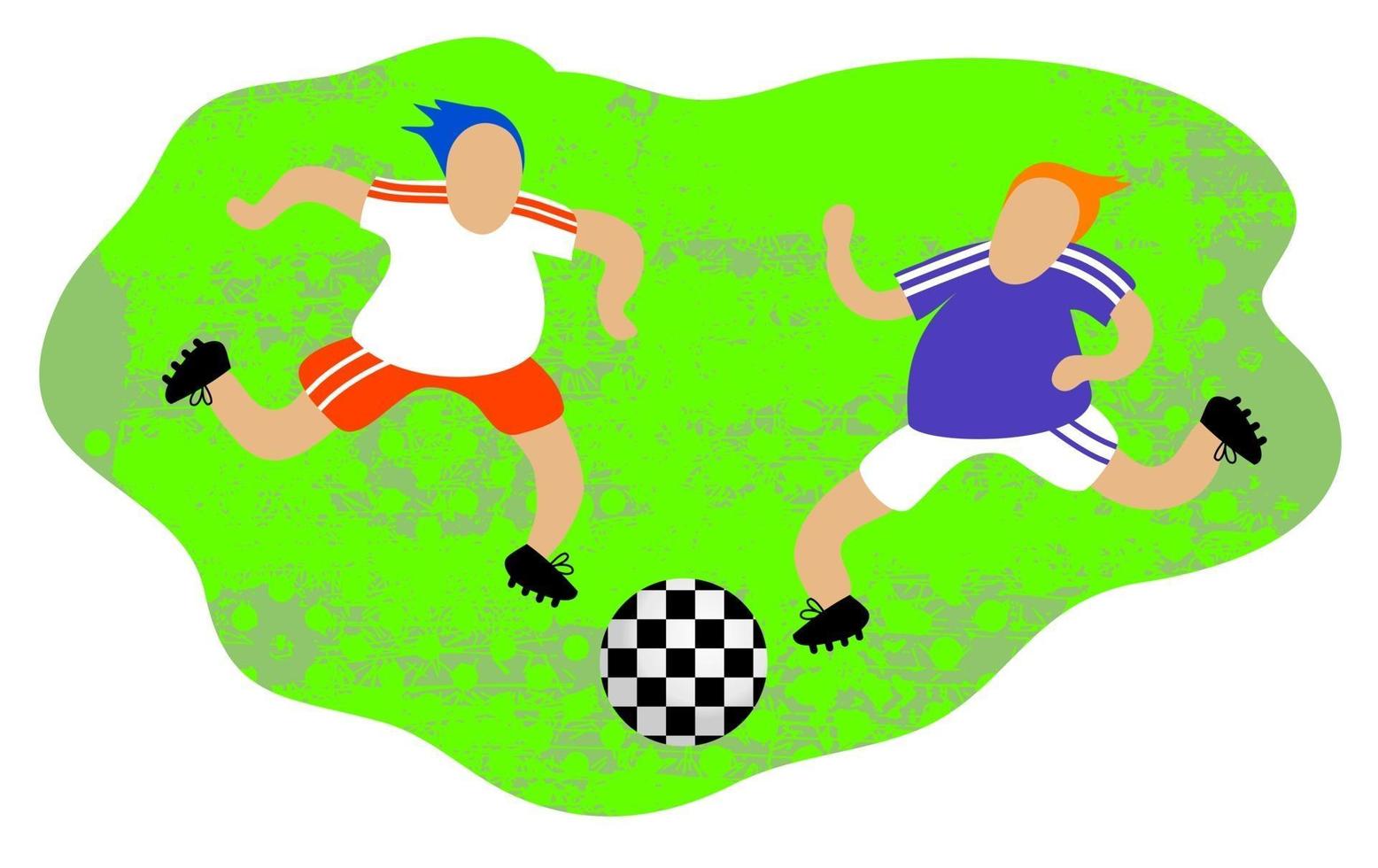 Soccer Playing Guys vector