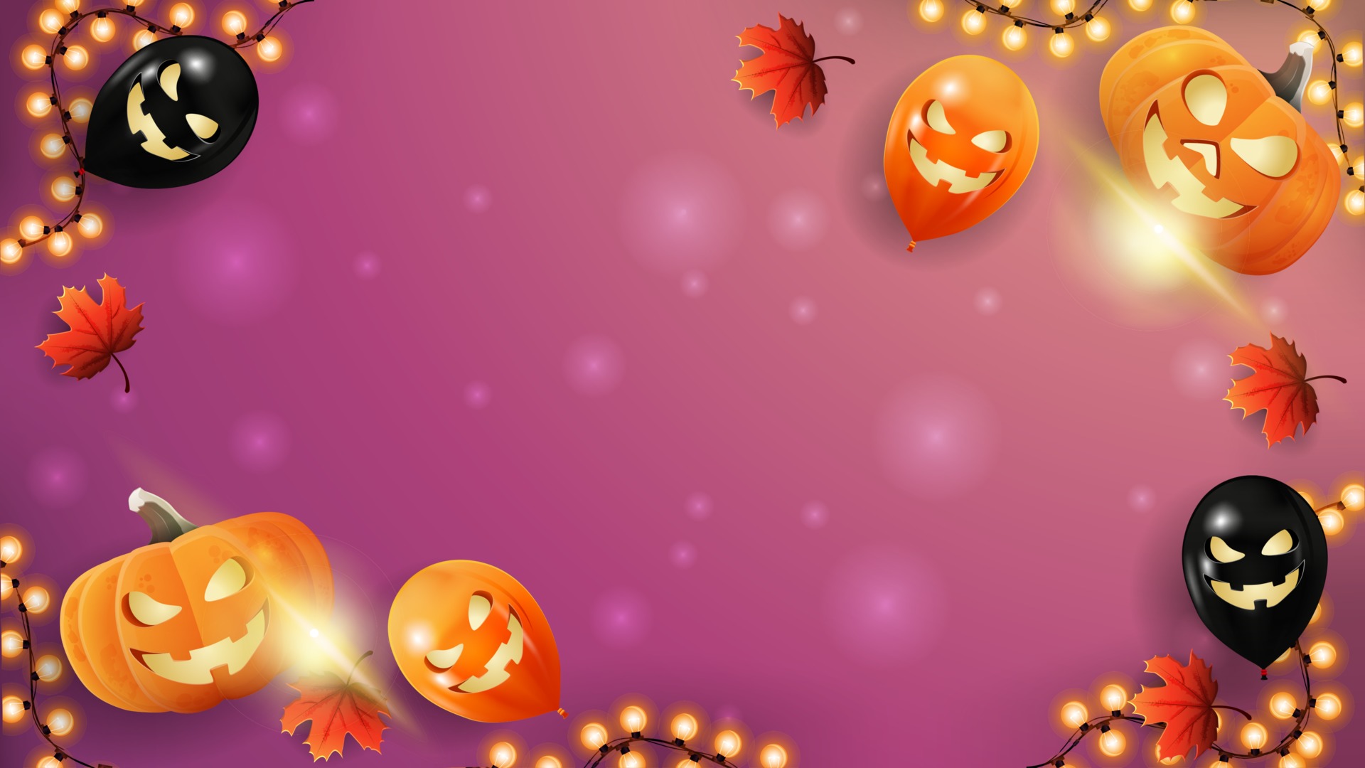 Plantilla De Halloween Para Tu Creatividad Plantilla Rosa Con Globos plantilla-de-halloween-para-tu-creatividad-plantilla-rosa-con-globos