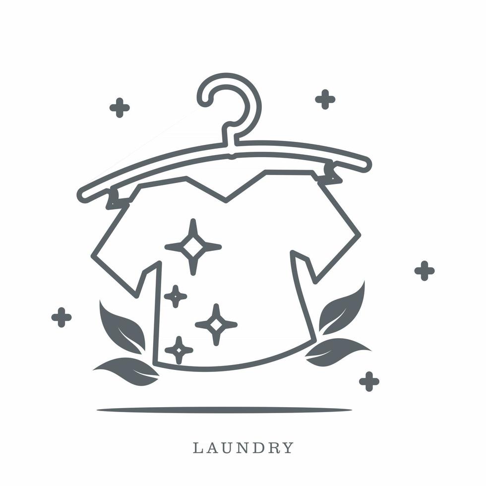 vector de diseño de lavandería. ilustraciones de stock. eps 10