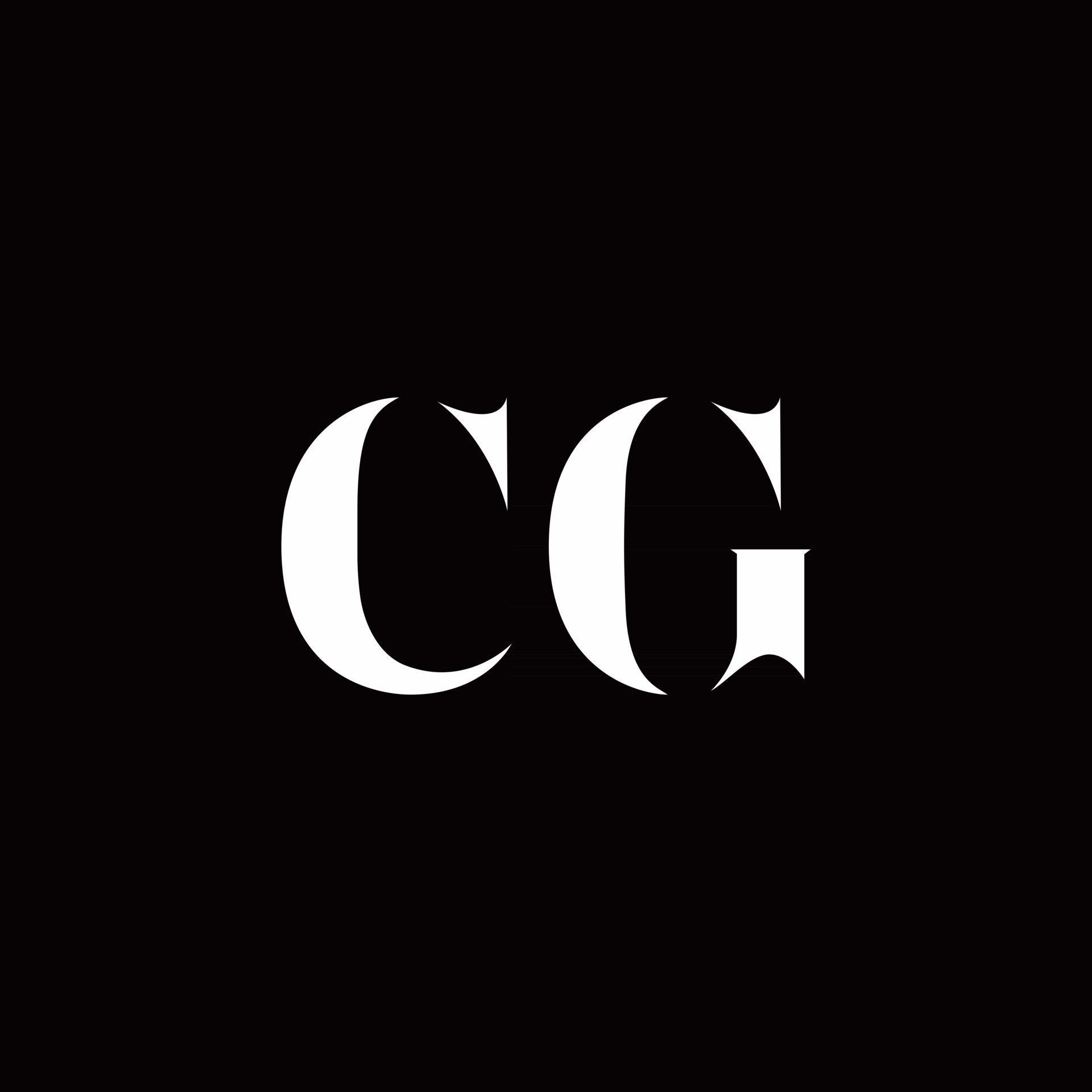 CG Logo Letter Initial Logo Designs Template 2767510 Vector Art at Vecteezy