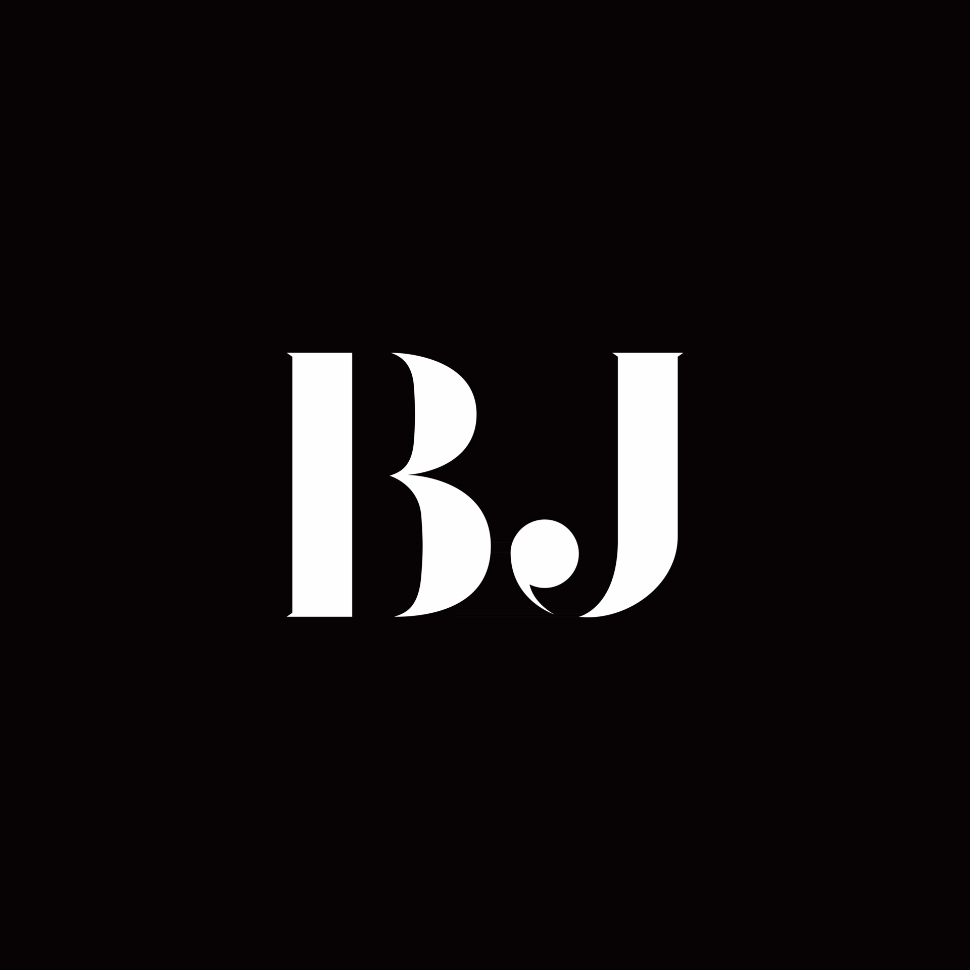 Bj Logo Letter Initial Logo Designs Template Vector Art At Vecteezy