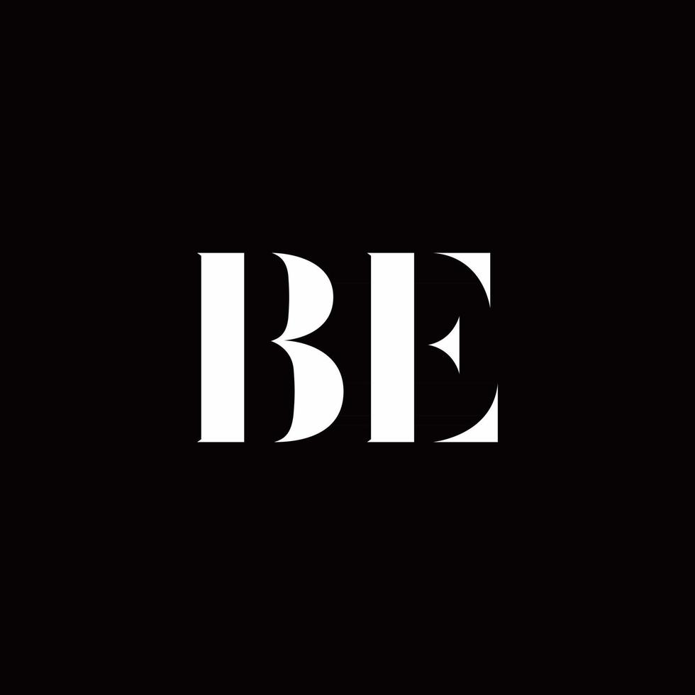 be logo letter initial logo diseños plantilla vector