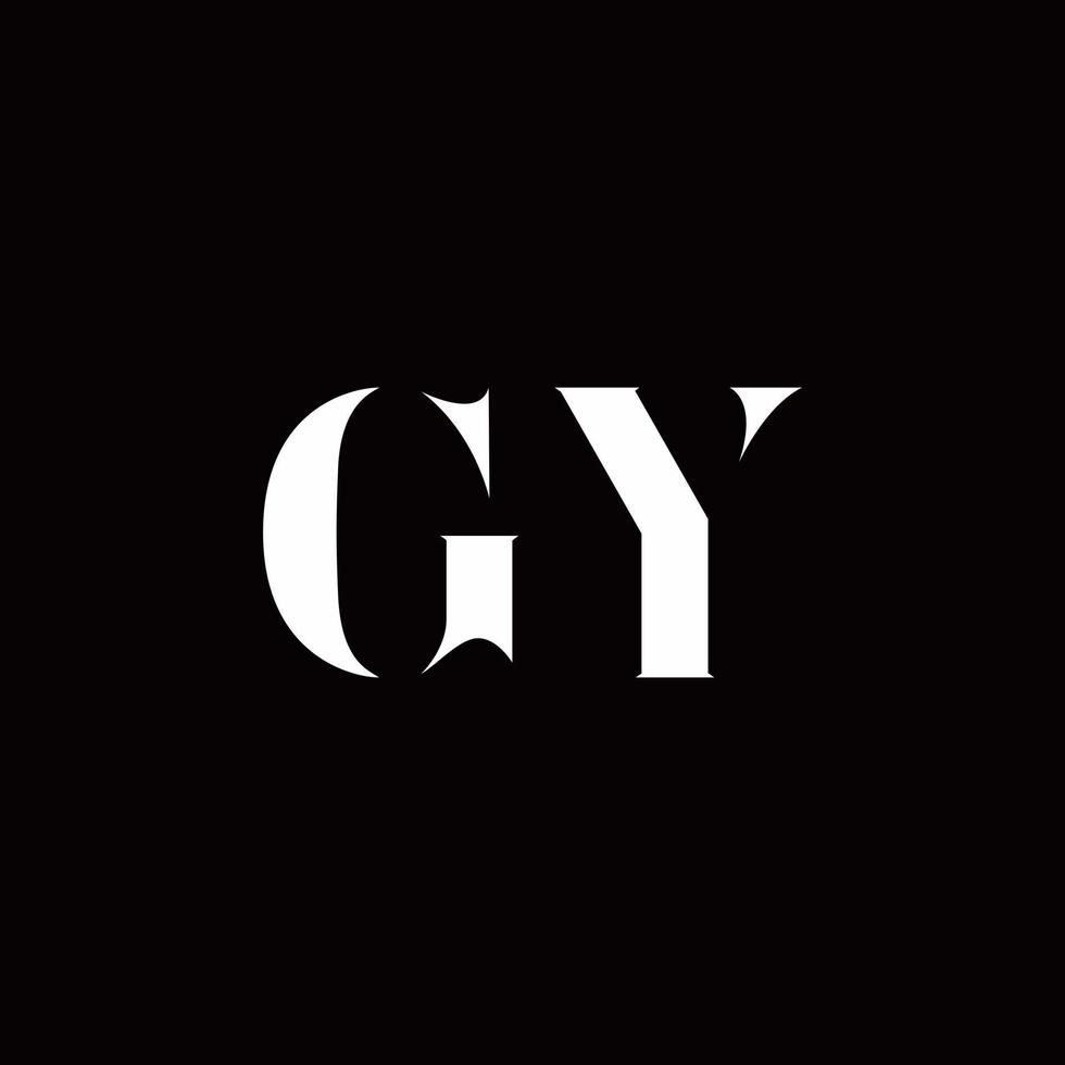 GY Logo Letter Initial Logo Designs Template 2767607 Vector Art at Vecteezy