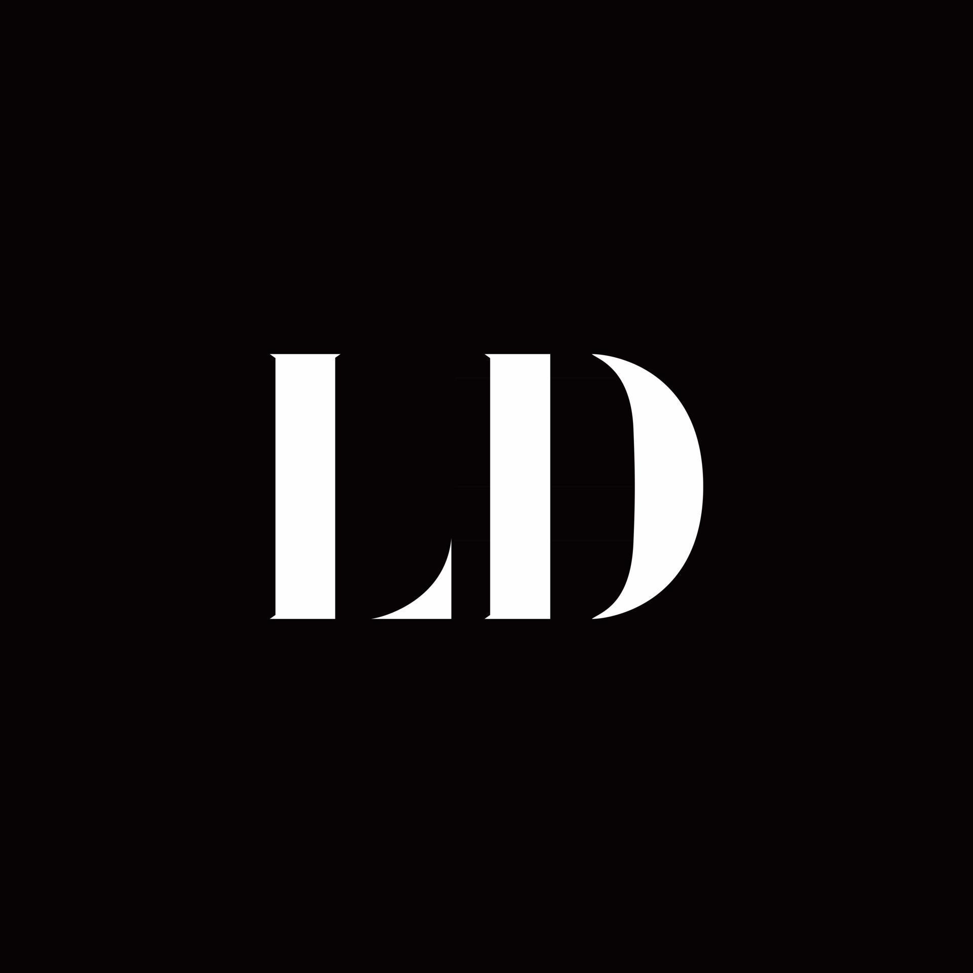 LD Logo Letter Initial Logo Designs Template 2767740 Vector Art at Vecteezy