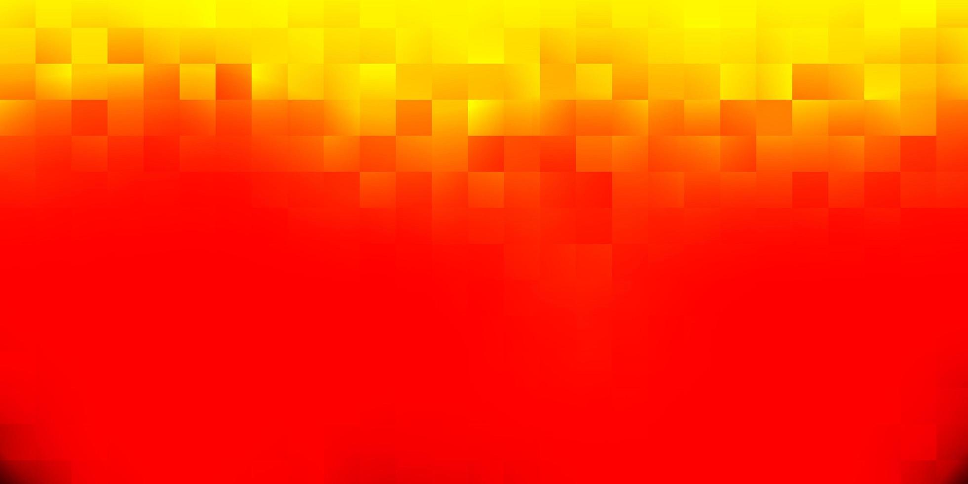 Light red, yellow vector pattern with rectangles.