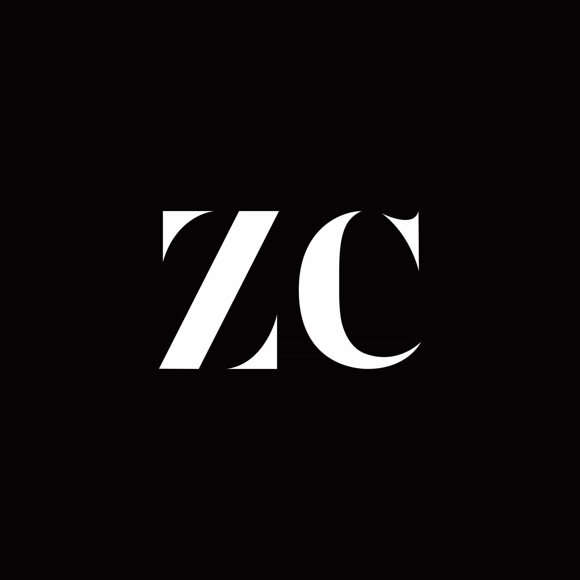 ZC Logo Letter Initial Logo Designs Template 2768092 Vector Art at Vecteezy