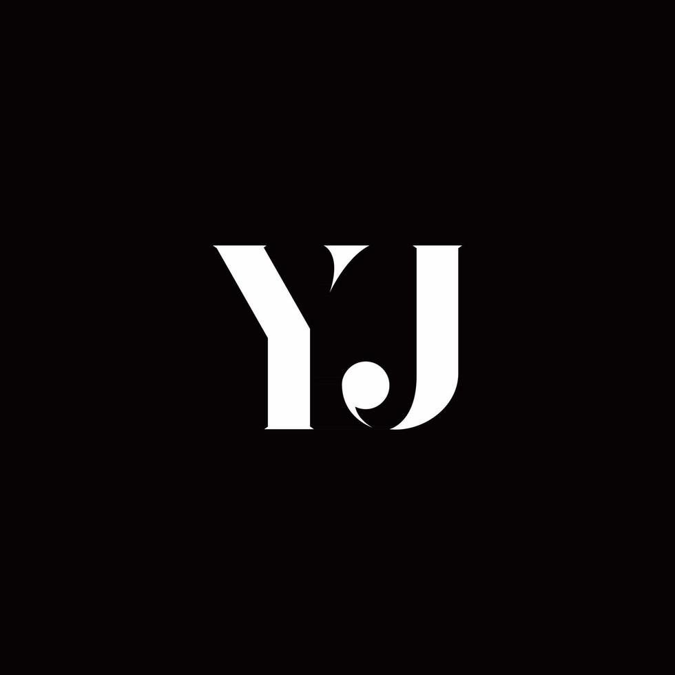 plantilla de diseños de logotipo inicial de letra yj logo vector