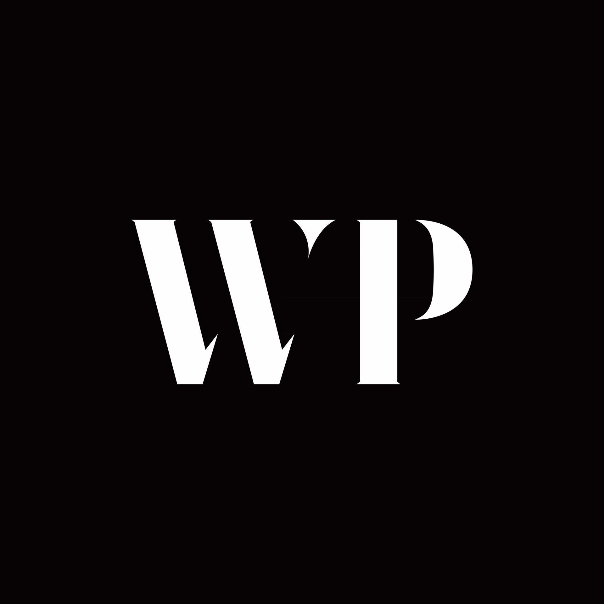 WP Logo Letter Initial Logo Designs Template 2768233 Vector Art at Vecteezy