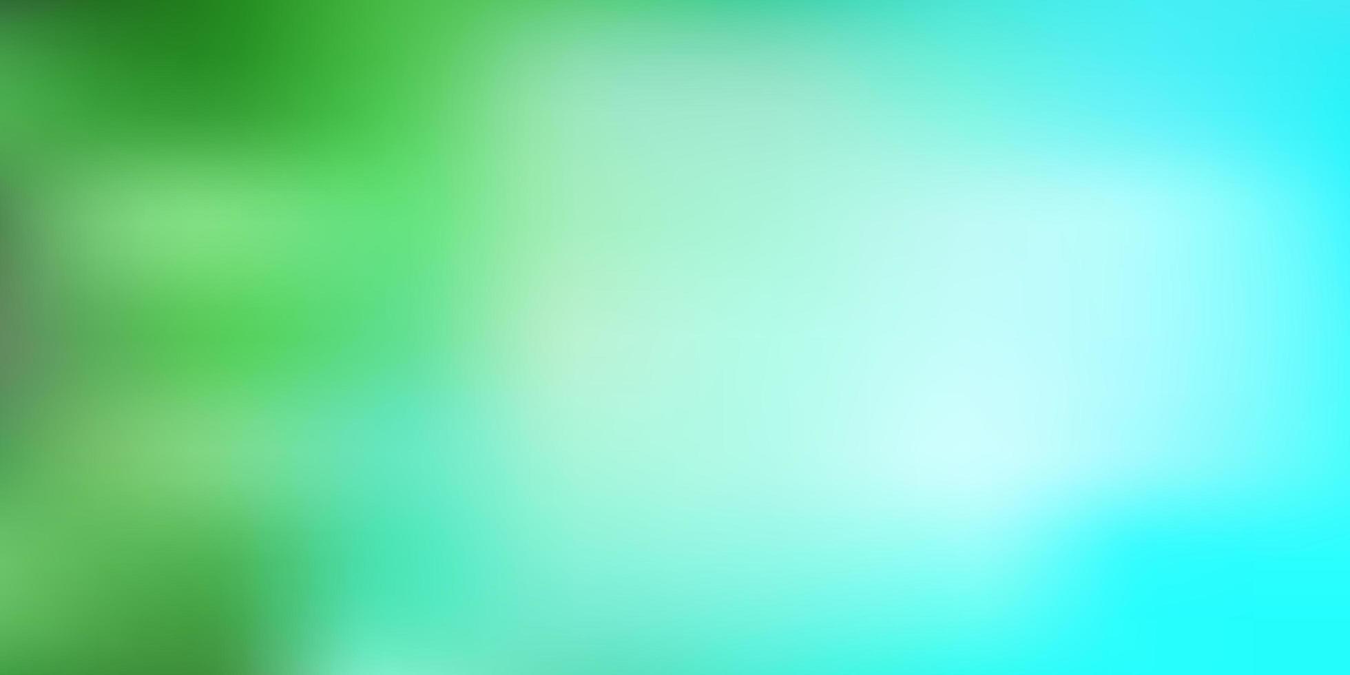 Light blue, green vector blur template.