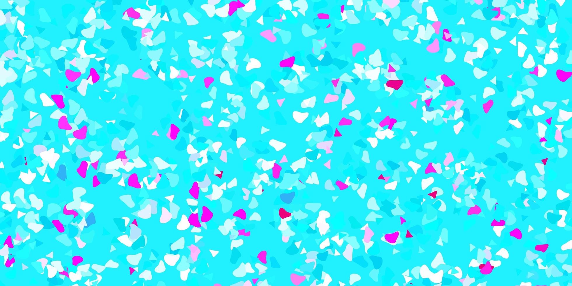 Light blue, red vector backdrop with chaotic shapes.