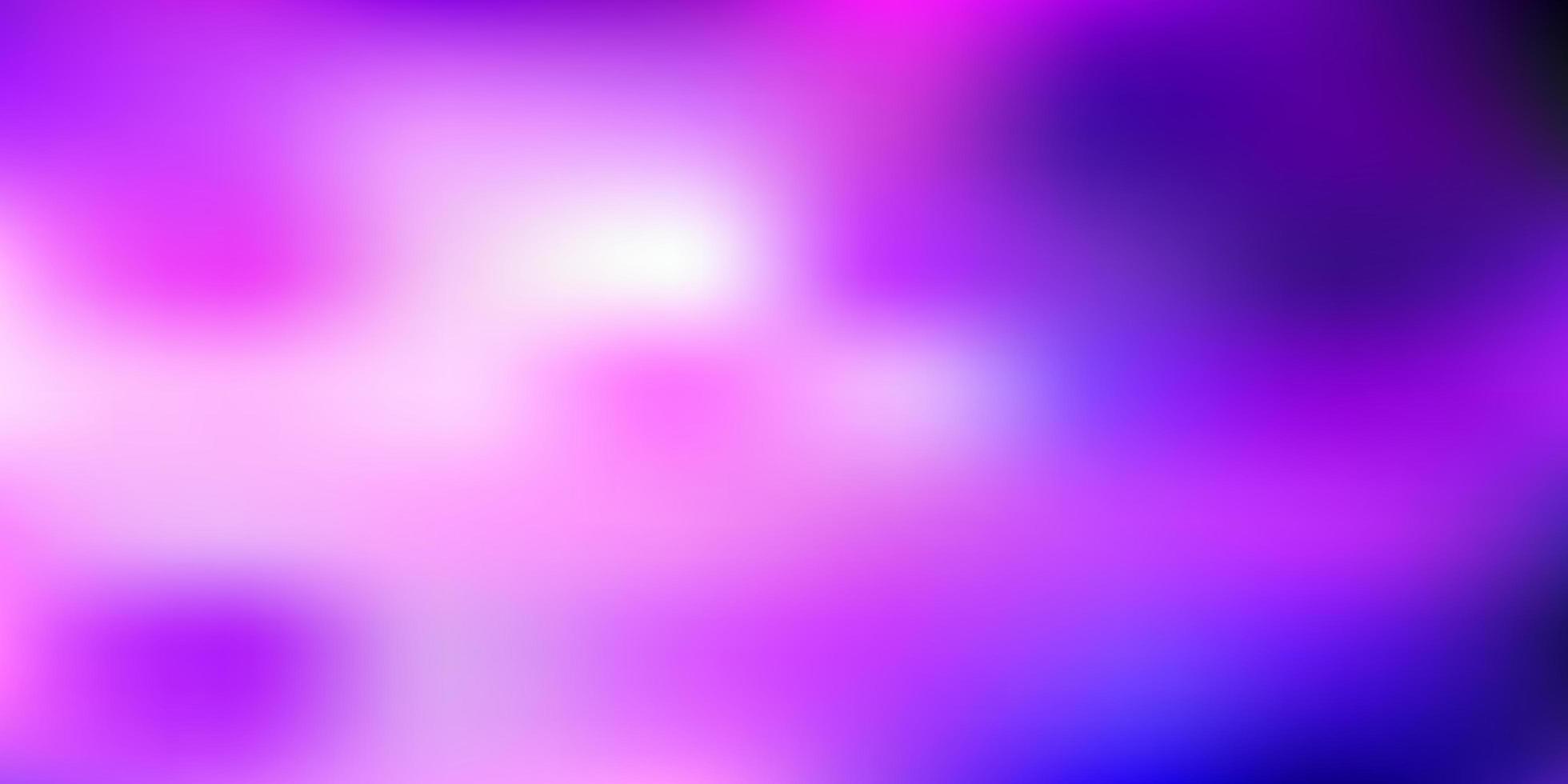 Dark purple, pink vector abstract blur drawing.