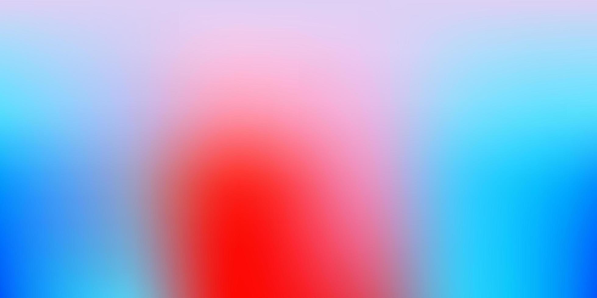 Light Blue, Red vector blurred background.