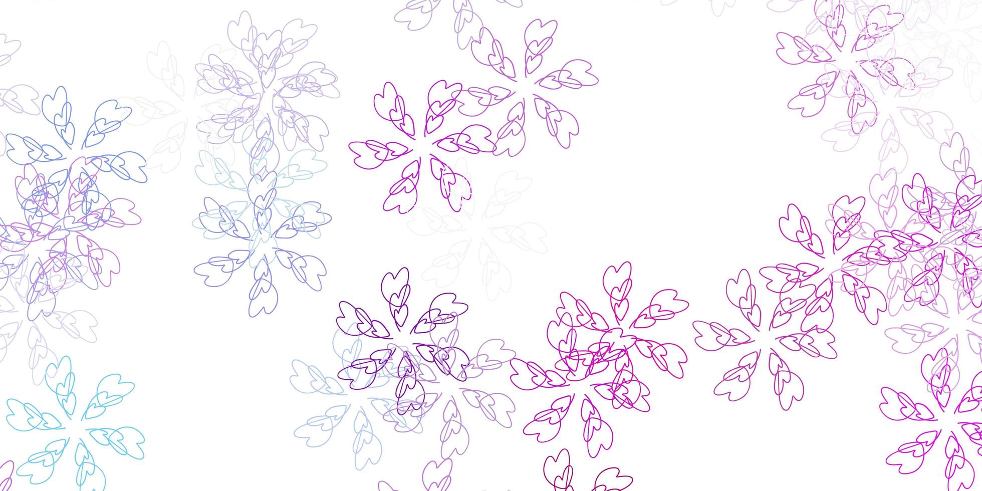 Light blue, red vector abstract artwork with leaves.