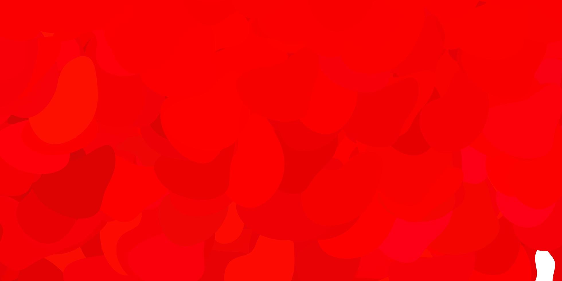 plantilla de vector rojo oscuro con formas abstractas.