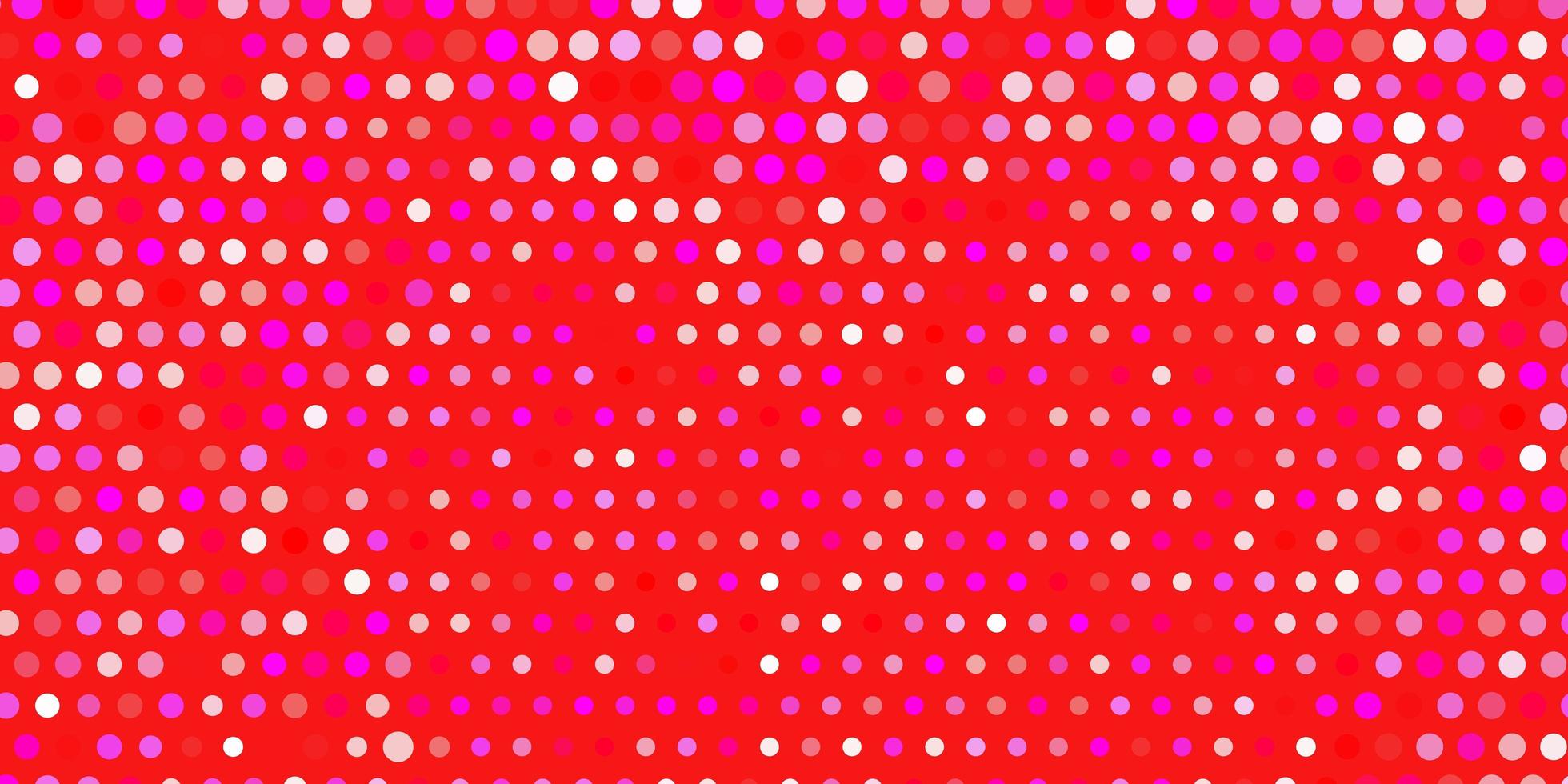 textura de vector rosa claro, rojo con discos.