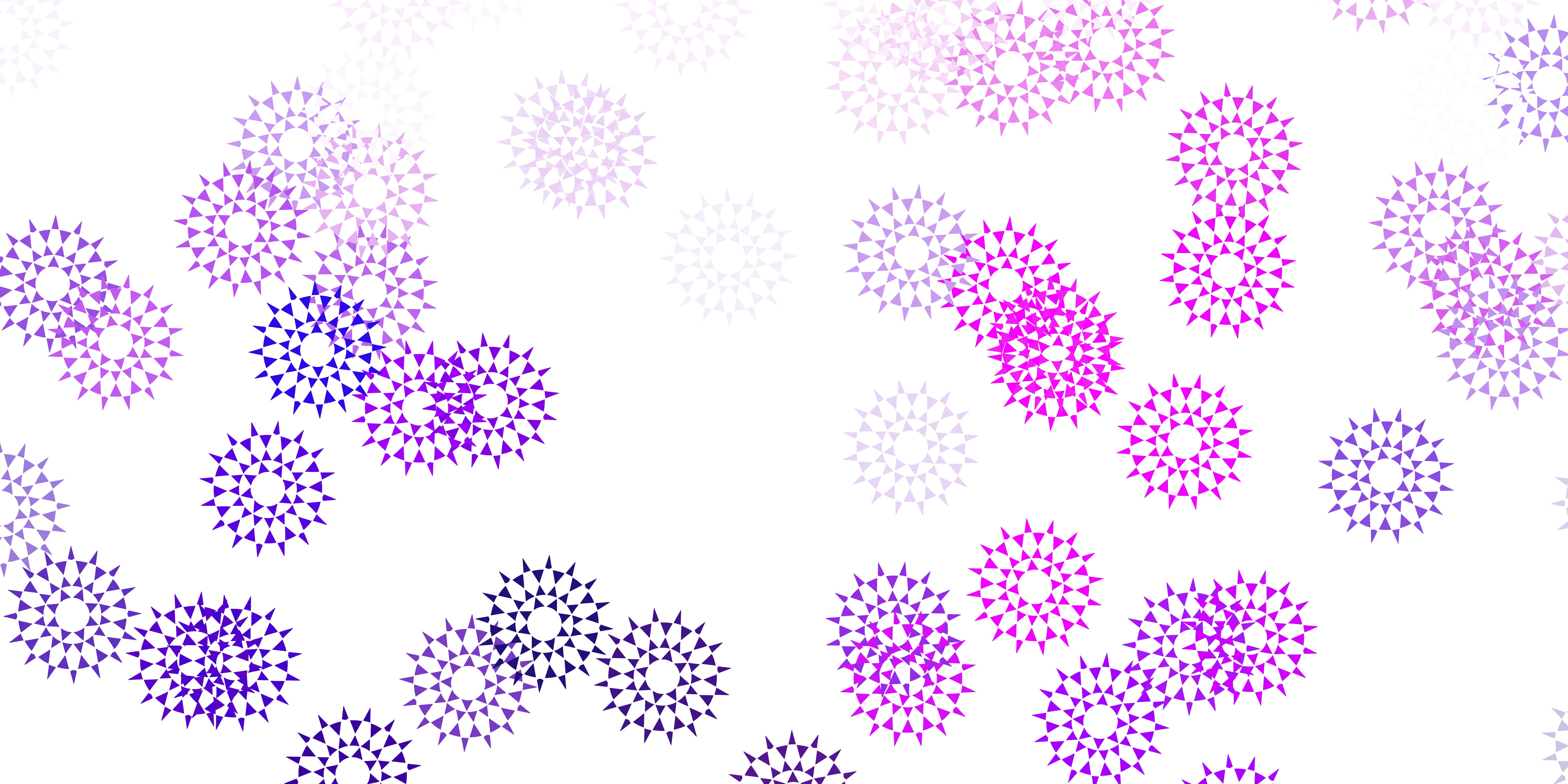 Light purple, pink vector natural artwork with flowers. 2768533 Vector