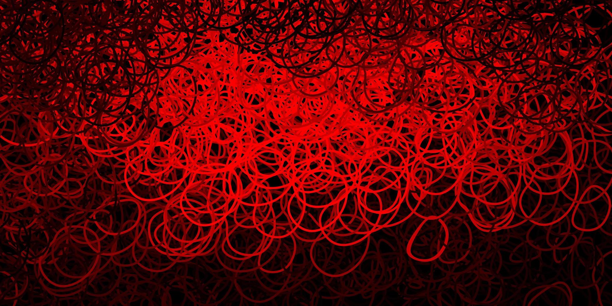 Dark red vector texture with memphis shapes.