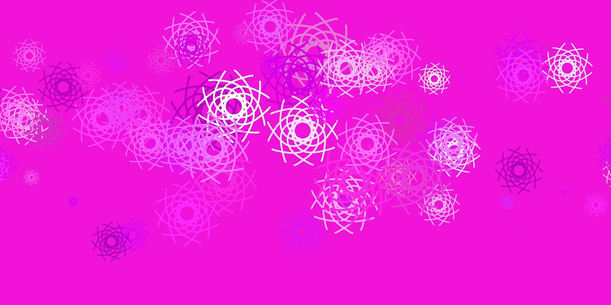 Light Purple, Pink vector pattern with abstract shapes.