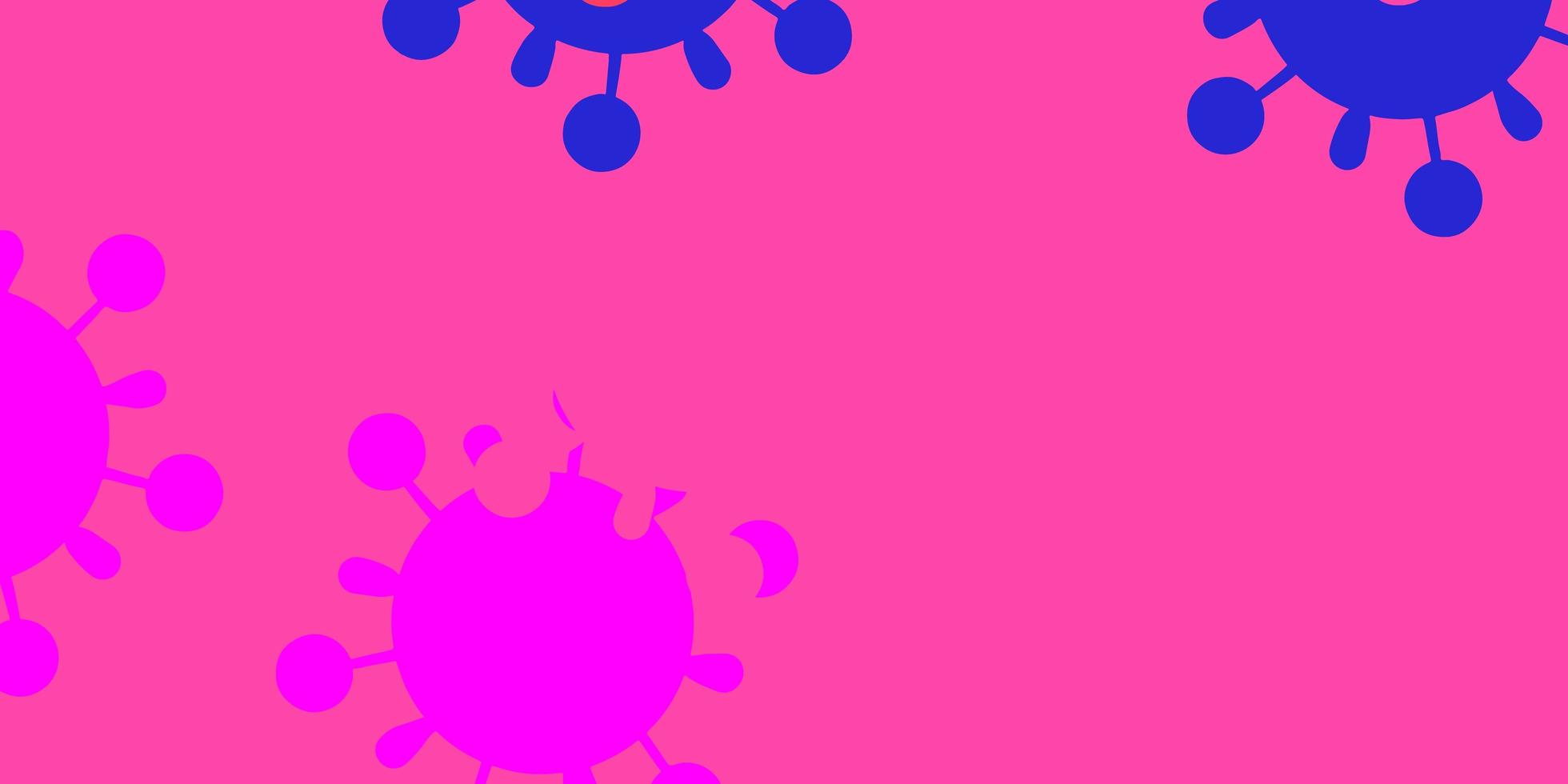 Light multicolor vector texture with disease symbols.