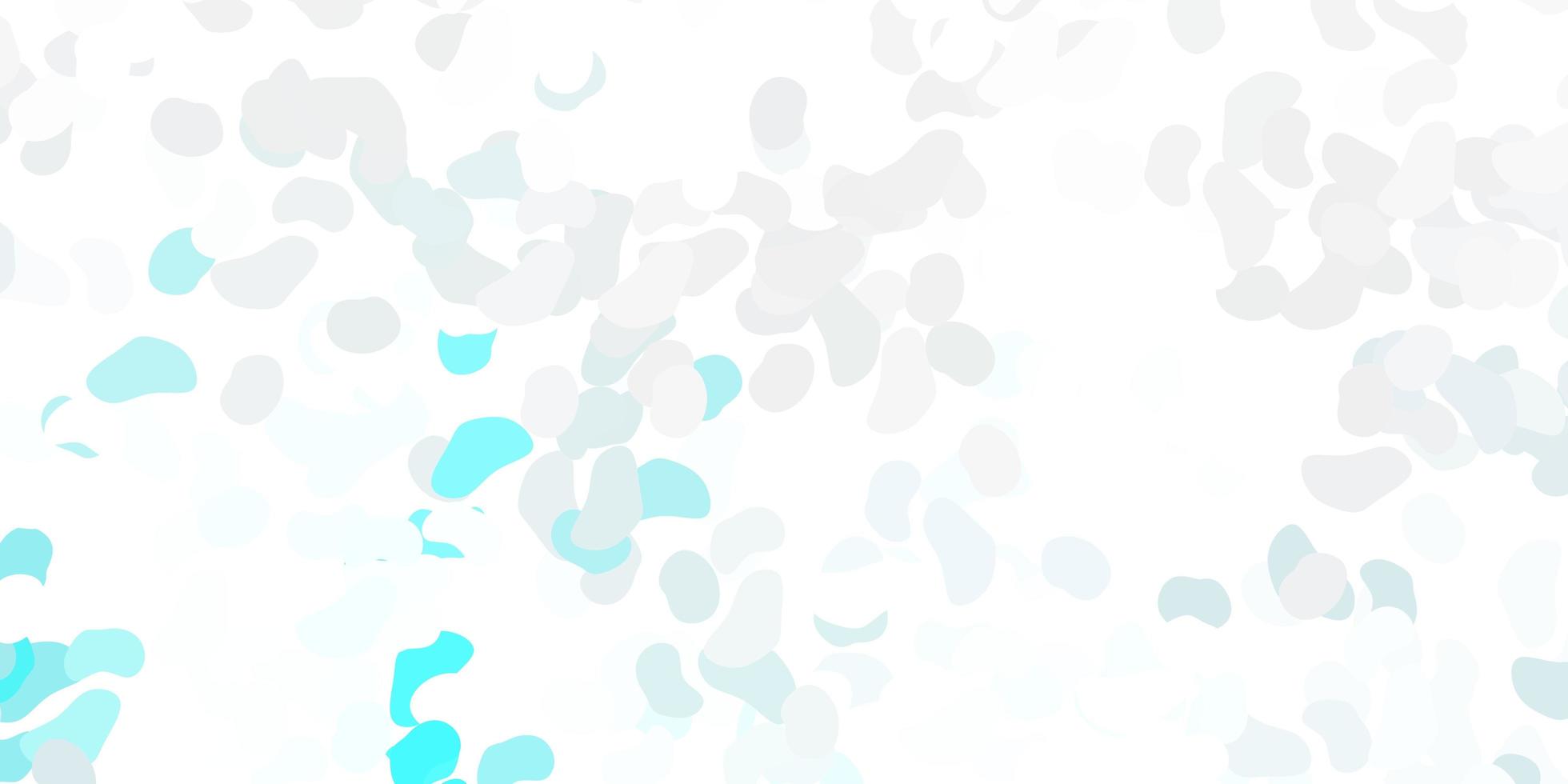 Light pink, blue vector texture with memphis shapes.