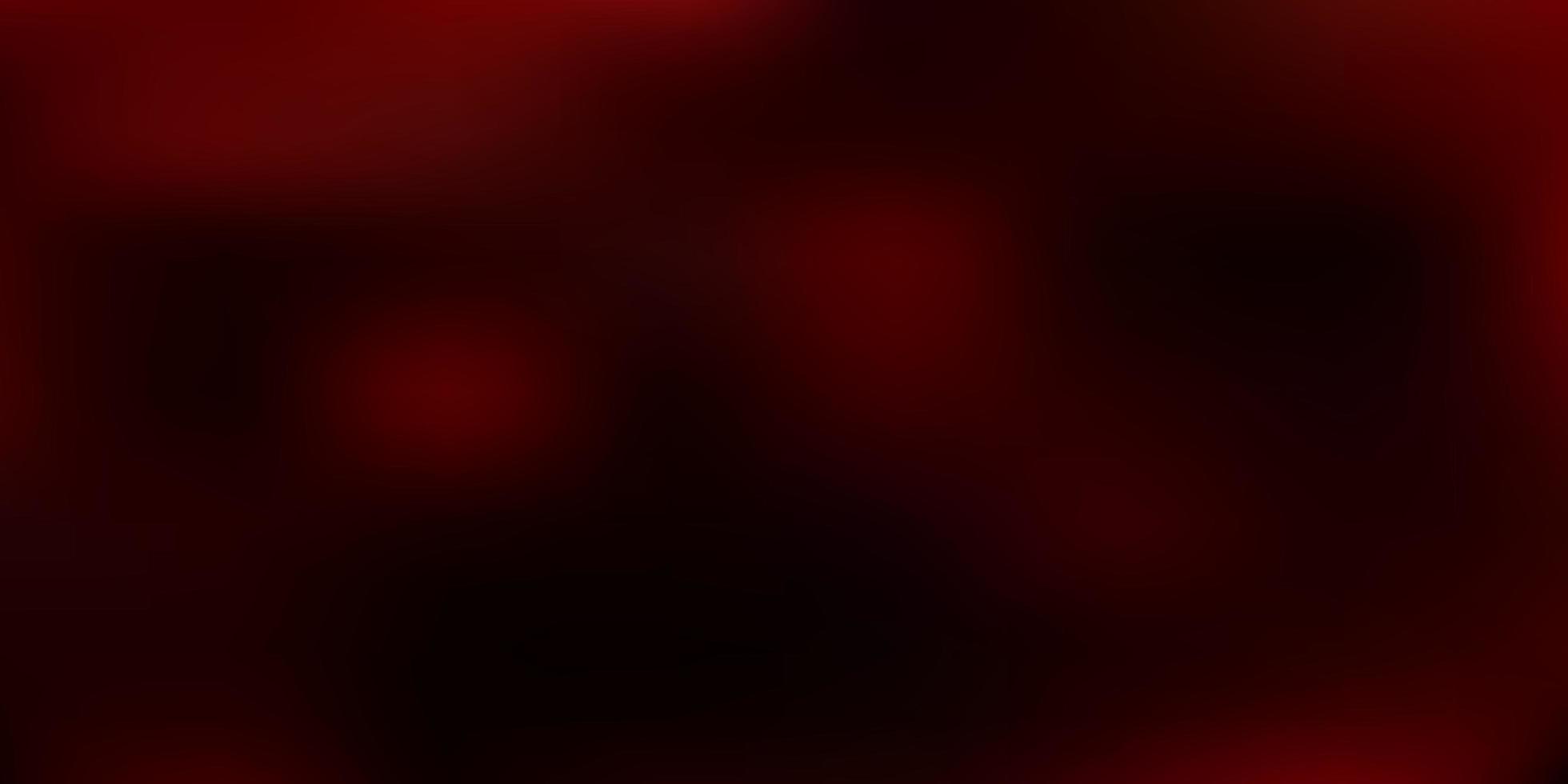 Plantilla de desenfoque abstracto de vector rojo oscuro.