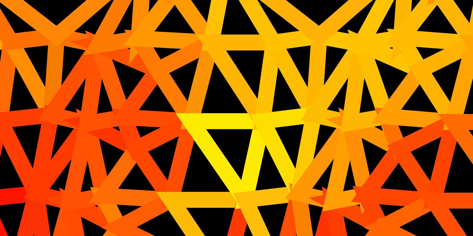 Light orange vector gradient polygon wallpaper.