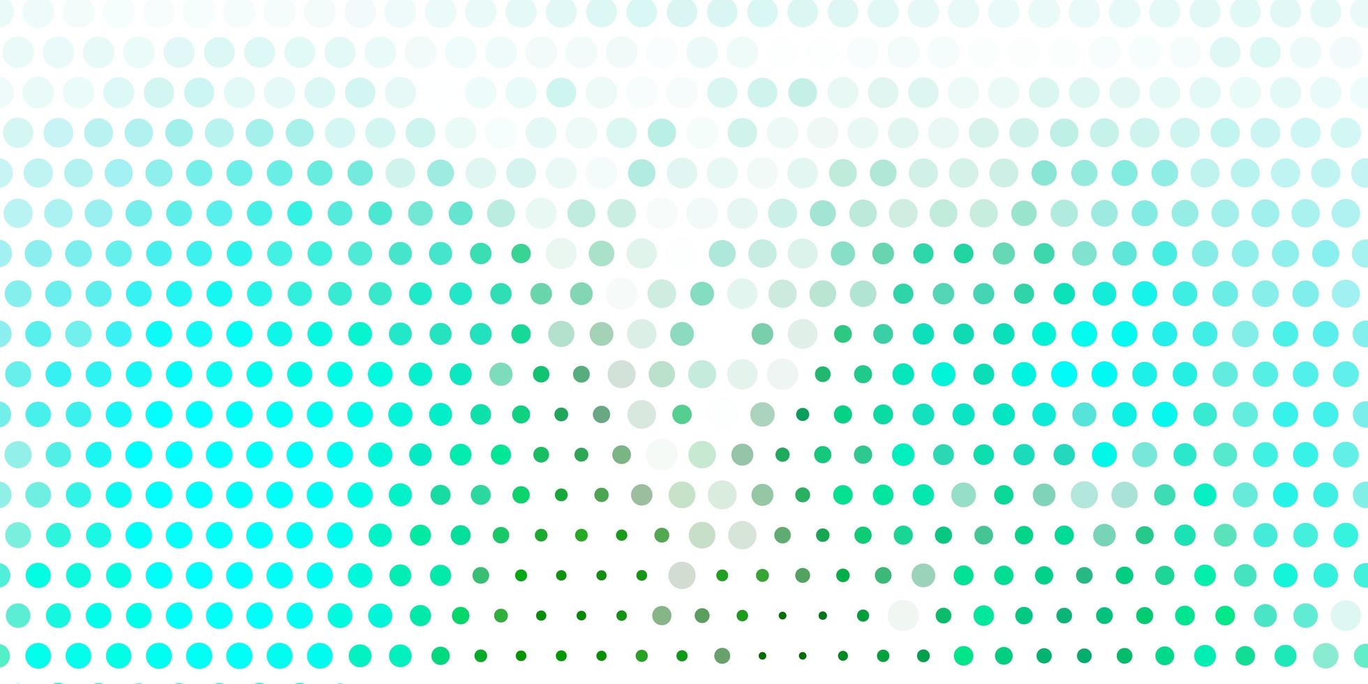 Light green vector background with bubbles.