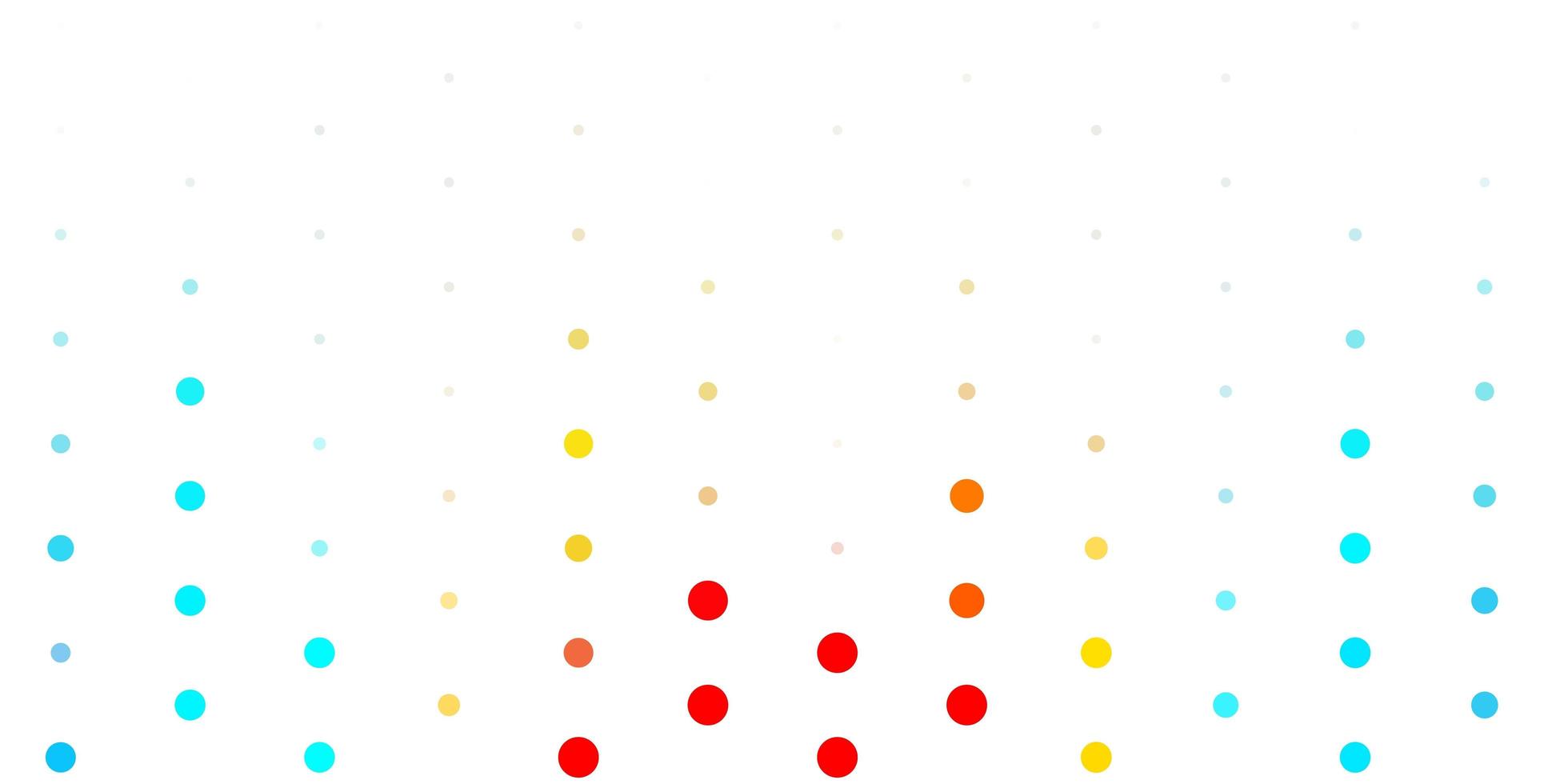 Light blue, yellow vector pattern with spheres.