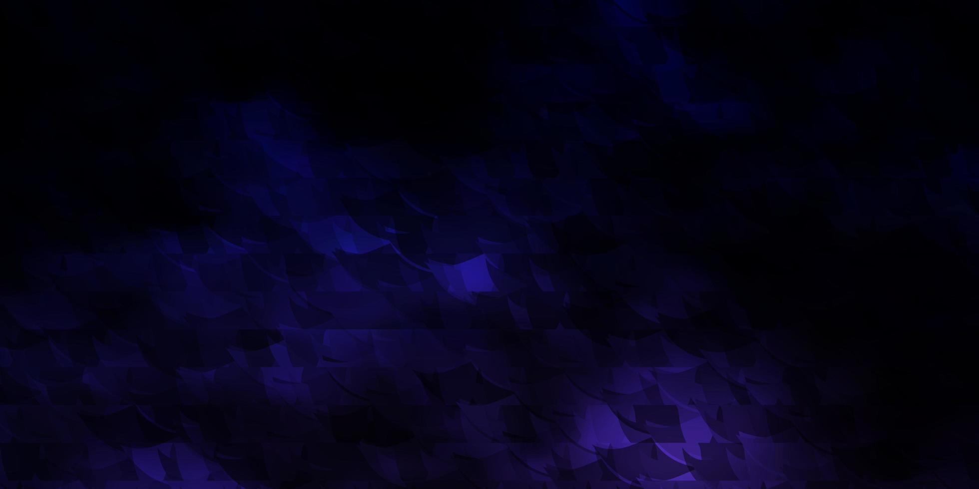 textura de vector púrpura oscuro con estilo triangular.