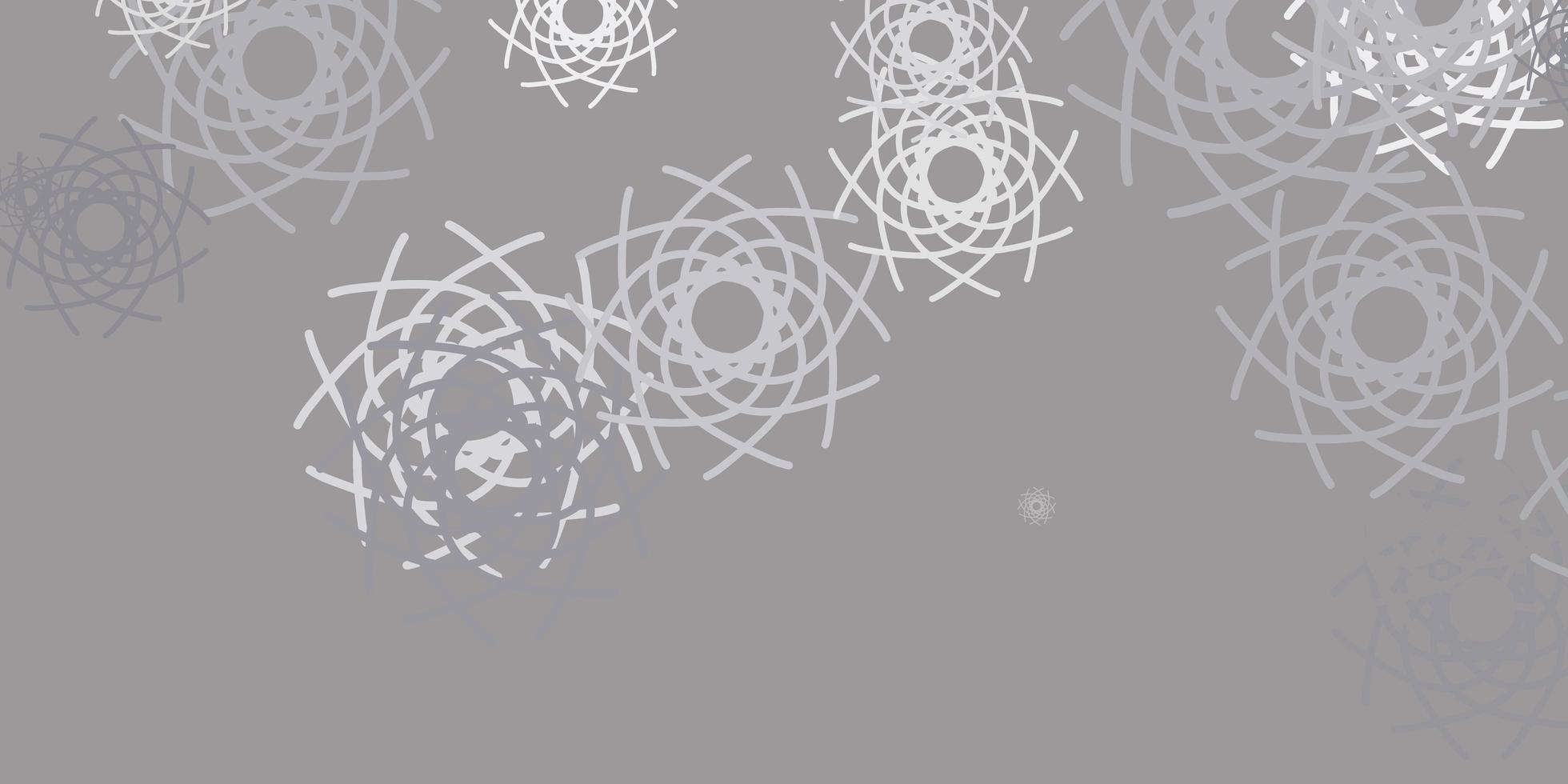 Light Gray vector pattern with abstract shapes.