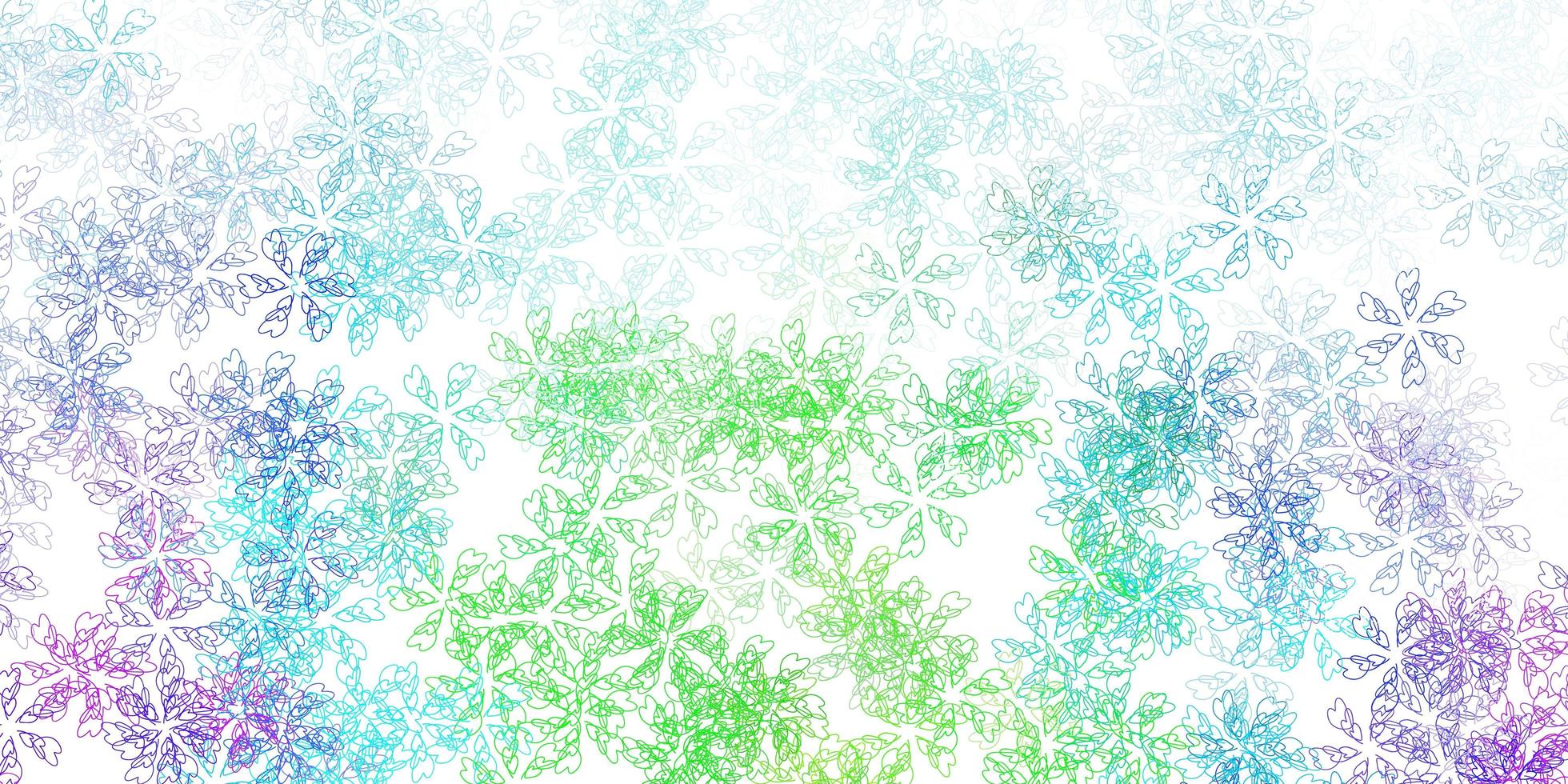 Light multicolor vector abstract pattern with leaves.