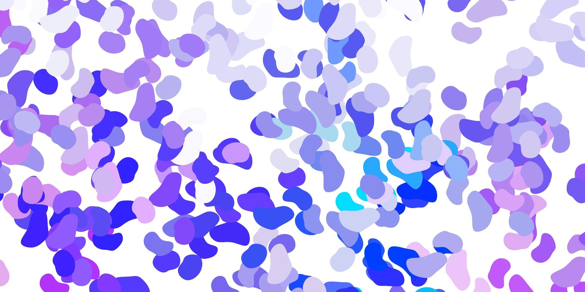 Light purple vector pattern with abstract shapes.