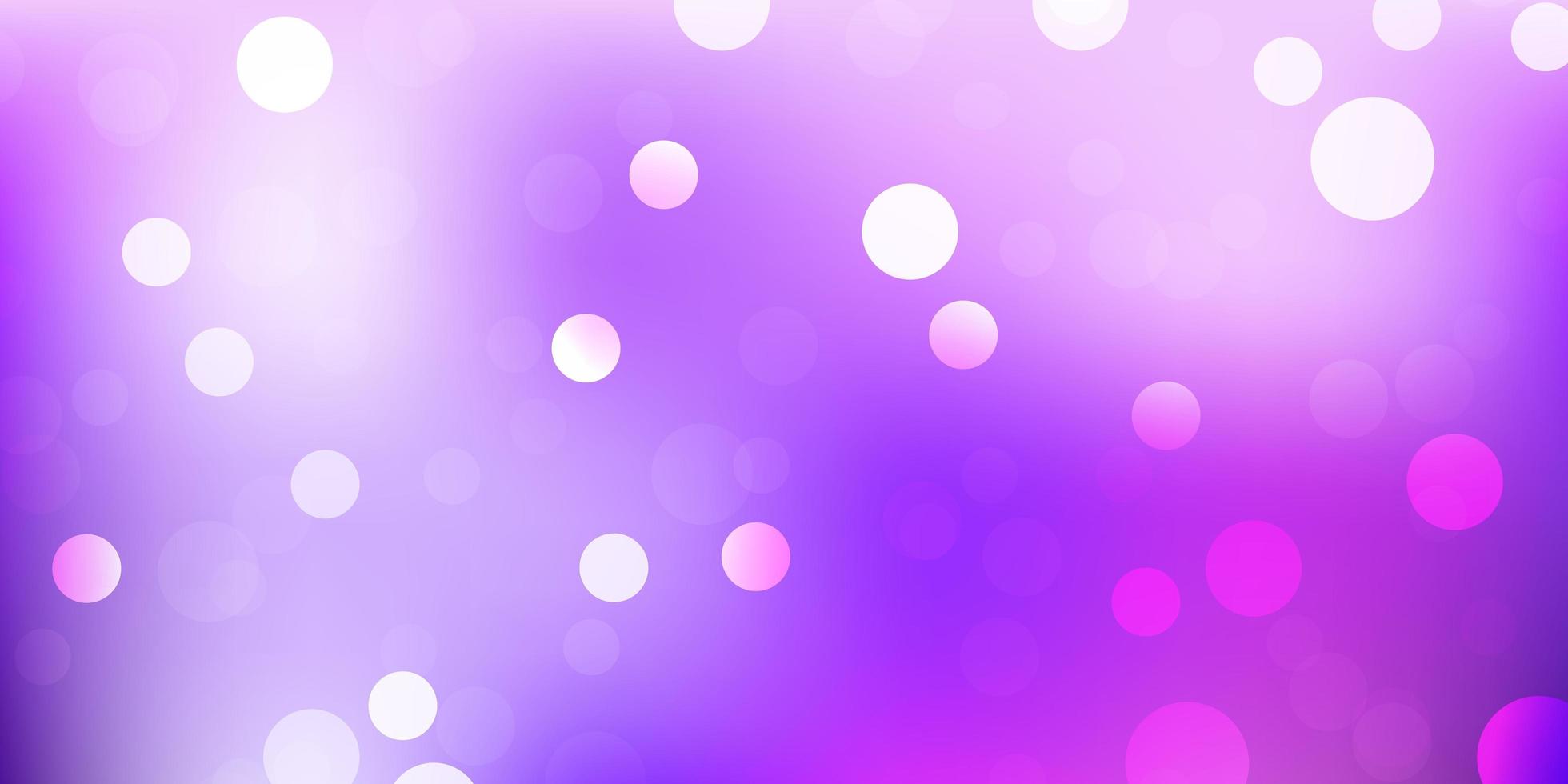 Light purple vector pattern with spheres.