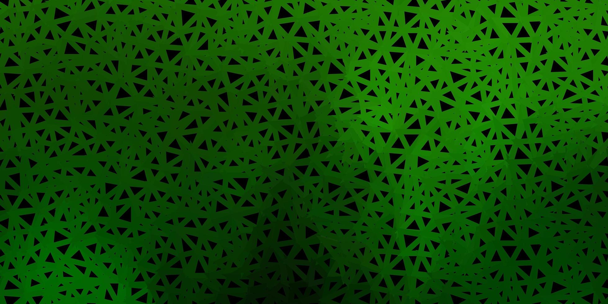 diseño poligonal geométrico vector verde oscuro.