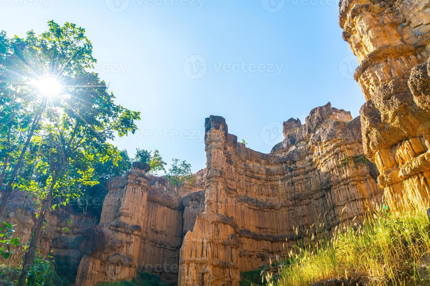 Pha Chor or the Grand Canyon Chiangmai in Mae Wang National Park, Chiang Mai, Thailand photo