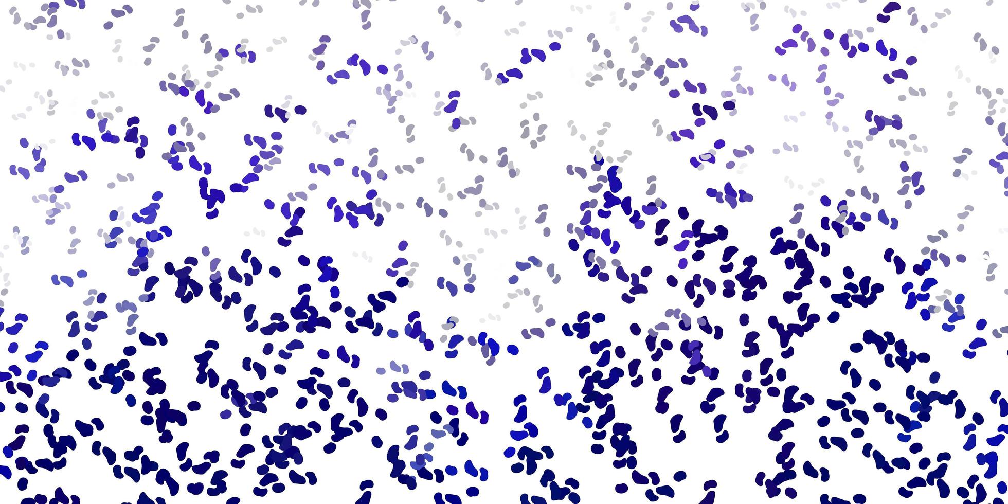 Fondo de vector violeta claro con formas aleatorias.