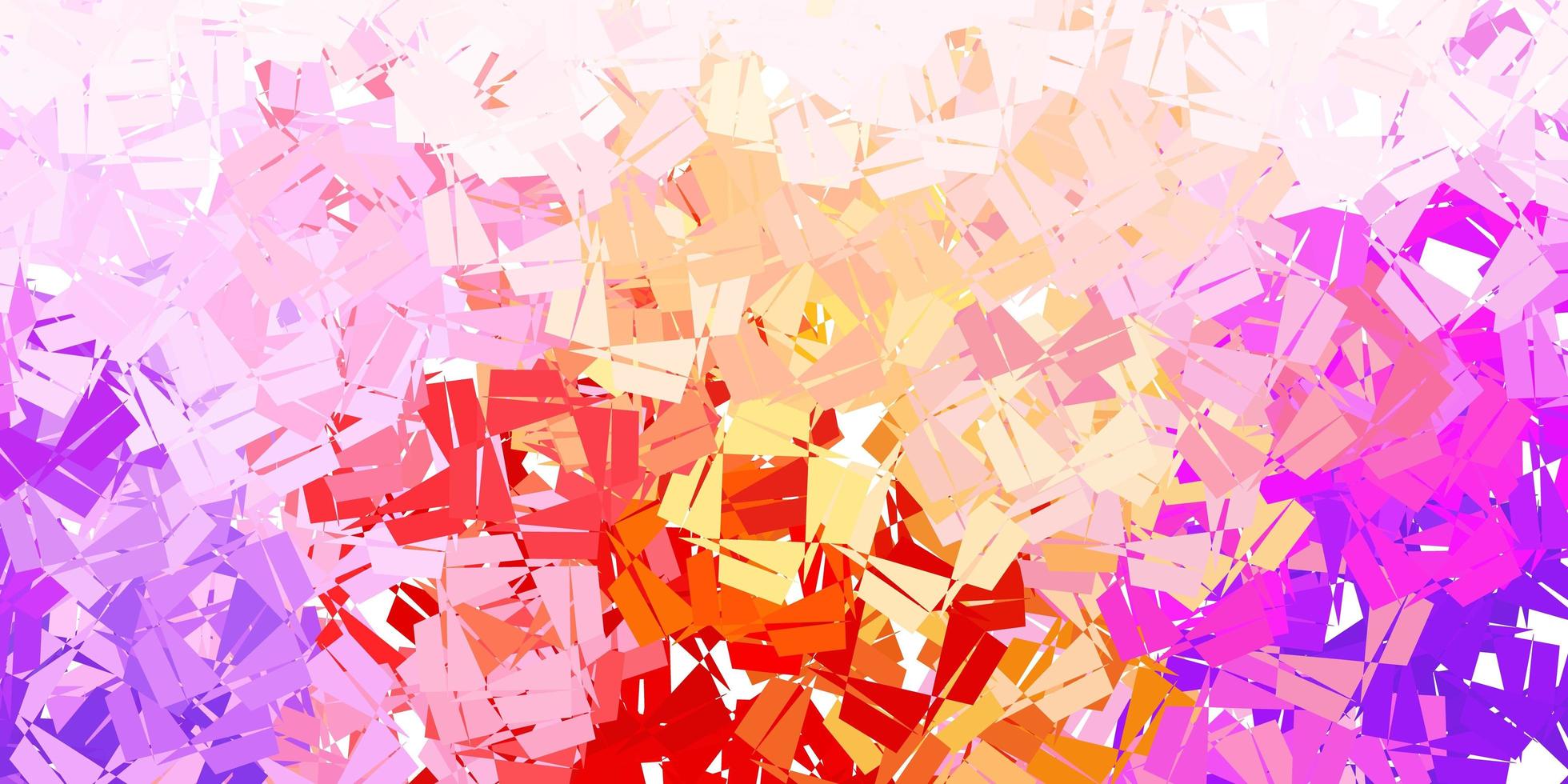 Light purple, pink vector gradient polygon layout. 2769905 Vector Art
