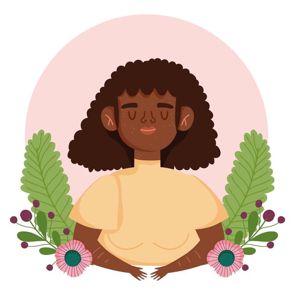 perfectamente imperfecta mujer afroamericana con pecas flores personaje de dibujos animados 2769930 Vector en Vecteezy perfectamente imperfecta mujer afroamericana con pecas flores personaje de dibujos animados 2769930 Vector en Vecteezy