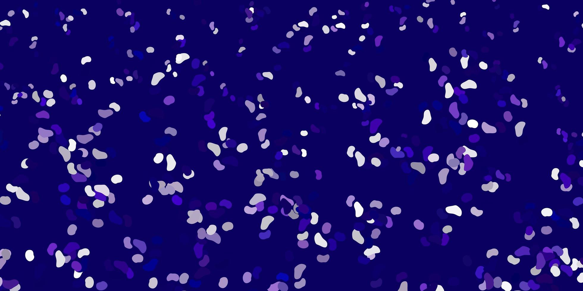 Light purple vector texture with memphis shapes.